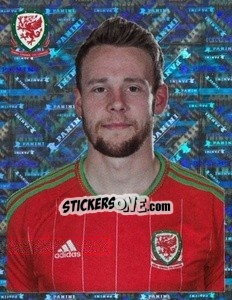 Sticker Chris Gunter - Wales. We'Re Going To France! - Panini