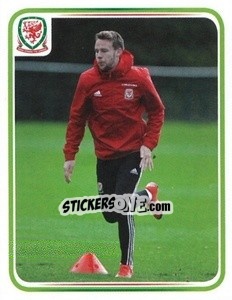 Sticker Chris Gunter - Wales. We'Re Going To France! - Panini