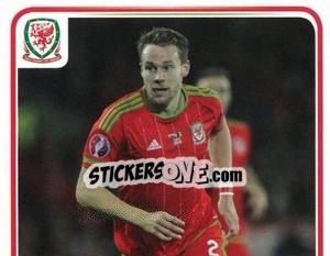 Figurina Chris Gunter - Wales. We'Re Going To France! - Panini