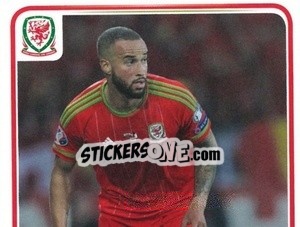 Sticker Jazz Richards - Wales. We'Re Going To France! - Panini