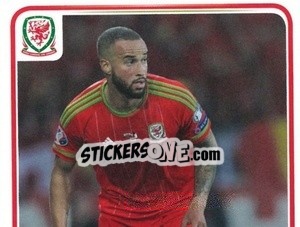 Sticker Jazz Richards - Wales. We'Re Going To France! n. 63 - Panini