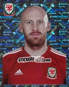 Cromo James Collins - Wales. We'Re Going To France! - Panini