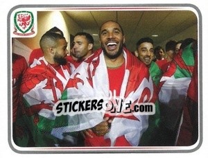 Sticker Ashley Williams - Wales. We'Re Going To France! n. 74 - Panini