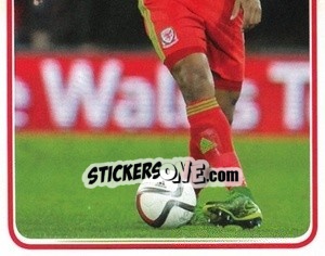 Sticker Ashley Williams - Wales. We'Re Going To France! n. 76 - Panini