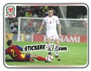 Sticker James Chester - Wales. We'Re Going To France! - Panini