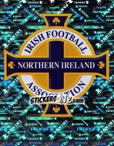 Sticker Badge - Northern Ireland. We'Re Going To France! - Panini