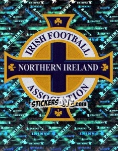 Figurina Badge - Northern Ireland. We'Re Going To France! - Panini