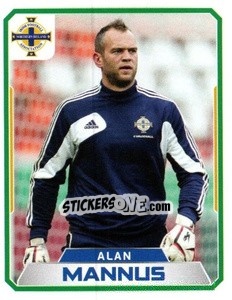 Sticker Alan Mannus - Northern Ireland. We'Re Going To France! - Panini