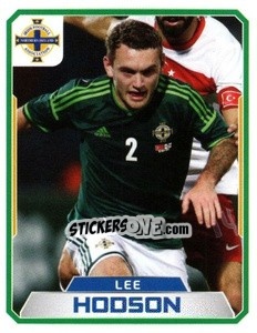 Sticker Lee Hodgson - Northern Ireland. We'Re Going To France! - Panini