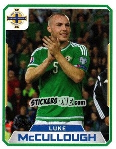 Sticker Luke McCullough - Northern Ireland. We'Re Going To France! n. 16 - Panini