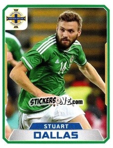 Sticker Stuart Dallas - Northern Ireland. We'Re Going To France! n. 22 - Panini