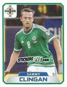 Sticker Sammy Clingan - Northern Ireland. We'Re Going To France! n. 25 - Panini