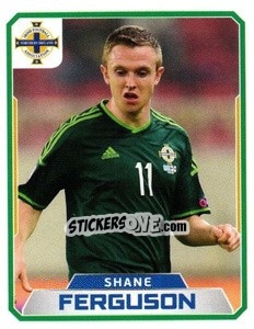 Sticker Shane Ferguson - Northern Ireland. We'Re Going To France! - Panini