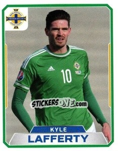 Sticker Kyle Lafferty - Northern Ireland. We'Re Going To France! n. 35 - Panini