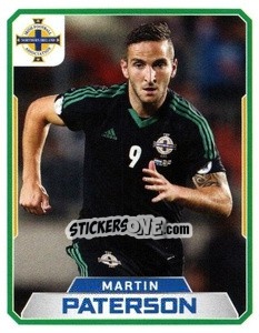 Sticker Martin Paterson - Northern Ireland. We'Re Going To France! - Panini