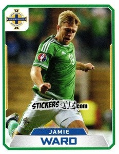 Sticker Jamie Ward - Northern Ireland. We'Re Going To France! n. 41 - Panini