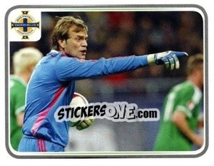 Sticker Roy Carroll - Northern Ireland. We'Re Going To France! n. 50 - Panini