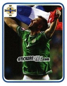 Cromo Gareth McAuley - Northern Ireland. We'Re Going To France! - Panini