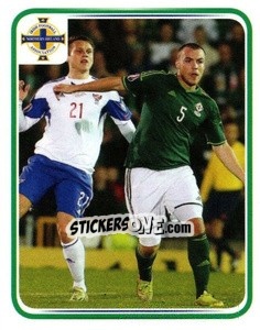 Sticker Luke McCullough - Northern Ireland. We'Re Going To France! n. 72 - Panini