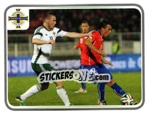 Sticker Luke McCullough - Northern Ireland. We'Re Going To France! n. 74 - Panini