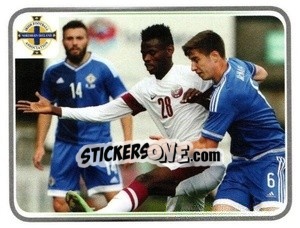 Sticker Paddy McNair - Northern Ireland. We'Re Going To France! n. 80 - Panini