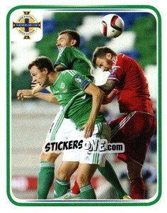 Sticker Jonny Evans - Northern Ireland. We'Re Going To France! n. 84 - Panini