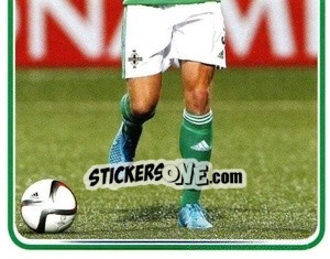 Sticker Jonny Evans - Northern Ireland. We'Re Going To France! n. 88 - Panini