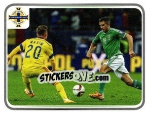 Cromo Aaron Hughes - Northern Ireland. We'Re Going To France! - Panini