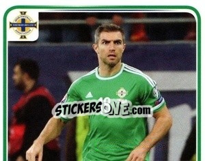 Sticker Aaron Hughes - Northern Ireland. We'Re Going To France! - Panini