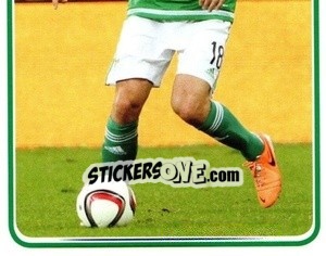 Sticker Aaron Hughes - Northern Ireland. We'Re Going To France! n. 95 - Panini