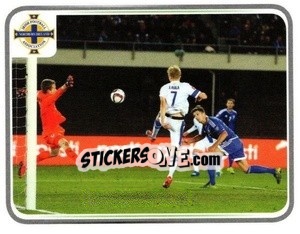 Sticker Craig Cathcart - Northern Ireland. We'Re Going To France! - Panini