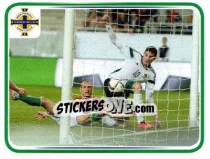Sticker Kyle Lafferty - Northern Ireland. We'Re Going To France! - Panini