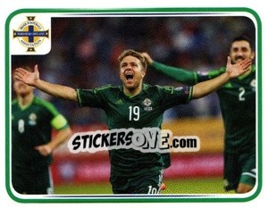Sticker Jamie Ward - Northern Ireland. We'Re Going To France! n. 106 - Panini