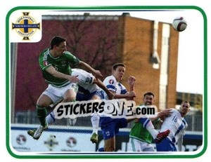 Sticker Chris Baird - Northern Ireland. We'Re Going To France! - Panini