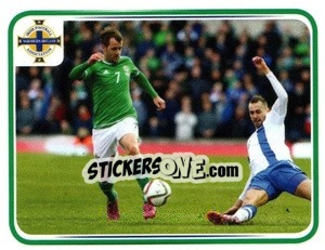 Sticker Niall McGinn - Northern Ireland. We'Re Going To France! - Panini
