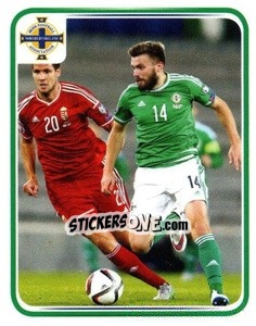 Sticker Stuart Dallas - Northern Ireland. We'Re Going To France! n. 114 - Panini