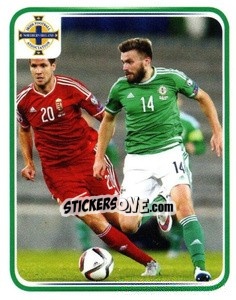 Cromo Stuart Dallas - Northern Ireland. We'Re Going To France! - Panini