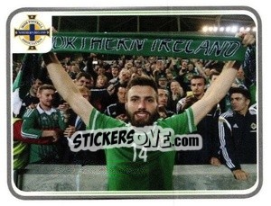 Sticker Stuart Dallas - Northern Ireland. We'Re Going To France! n. 115 - Panini