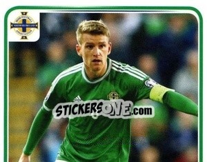 Sticker Steven Davis - Northern Ireland. We'Re Going To France! n. 129 - Panini