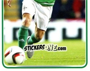 Sticker Steven Davis - Northern Ireland. We'Re Going To France! n. 130 - Panini