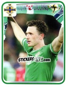 Sticker Corry Evans - Northern Ireland. We'Re Going To France! n. 131 - Panini
