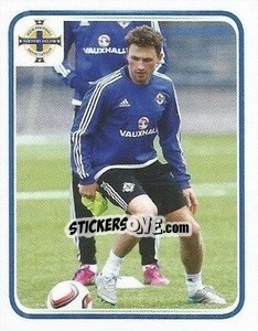 Sticker Corry Evans - Northern Ireland. We'Re Going To France! - Panini