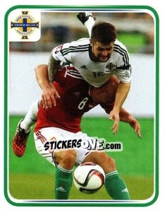 Sticker Oliver Norwood - Northern Ireland. We'Re Going To France! - Panini