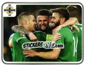 Sticker Oliver Norwood - Northern Ireland. We'Re Going To France! - Panini