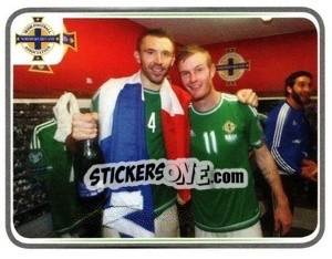 Sticker Chris Brunt - Northern Ireland. We'Re Going To France! n. 145 - Panini