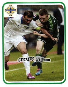 Sticker Shane Ferguson - Northern Ireland. We'Re Going To France! n. 150 - Panini