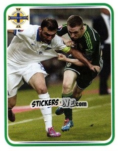 Sticker Shane Ferguson - Northern Ireland. We'Re Going To France! - Panini