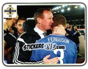 Sticker Shane Ferguson - Northern Ireland. We'Re Going To France! - Panini