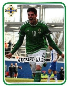 Sticker Kyle Lafferty - Northern Ireland. We'Re Going To France! n. 155 - Panini