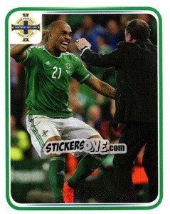 Sticker Josh Magennis - Northern Ireland. We'Re Going To France! - Panini